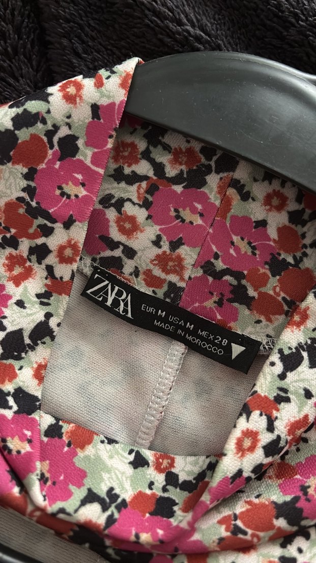 Zara çiçekli elbise - Görsel 2