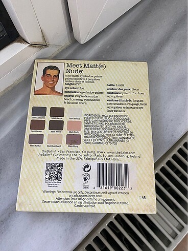 The Balm theBalm meet matt nude far paleti