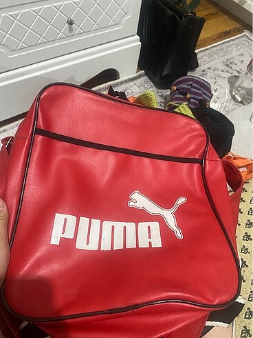  Beden kırmızı Renk Puma çanta