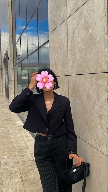 Kısa blazer çeket