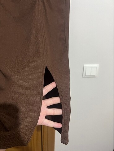Zara Yırtmaçlı etek büzgülü