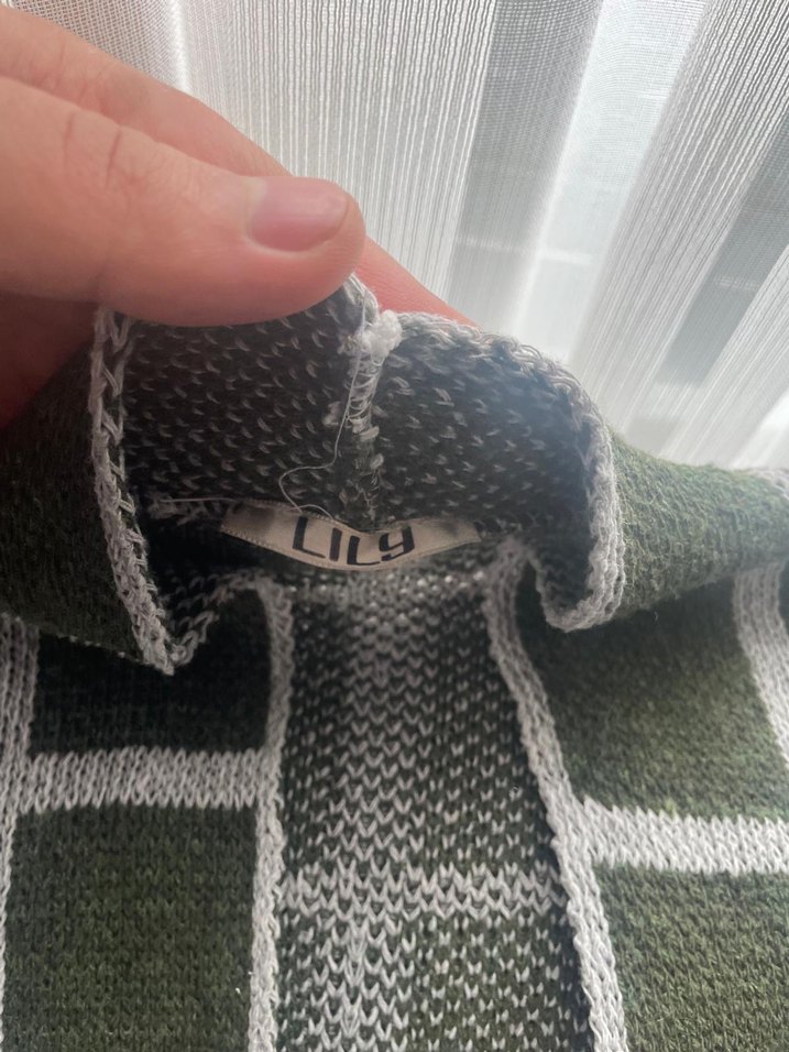 Gri Ekose Desenli Fırın Eldiveni - Görsel 3