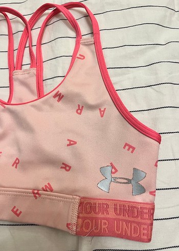 Pembe Baskılı Spor Sütyeni - Görsel 3