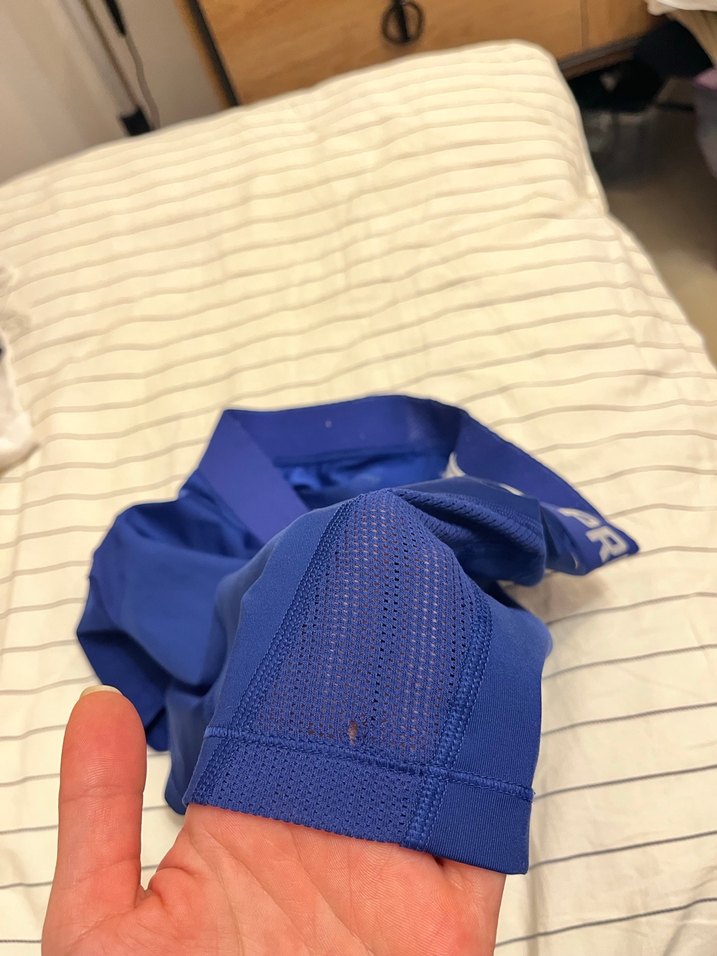 Kadın Mavi Nike Spor Şort - Görsel 3