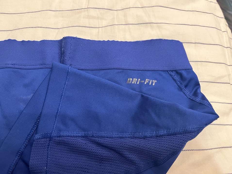 Kadın Mavi Nike Spor Şort - Görsel 4