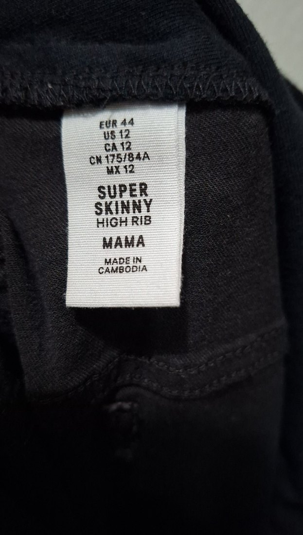 Gri Denim Hamile Pantolonu - Görsel 3