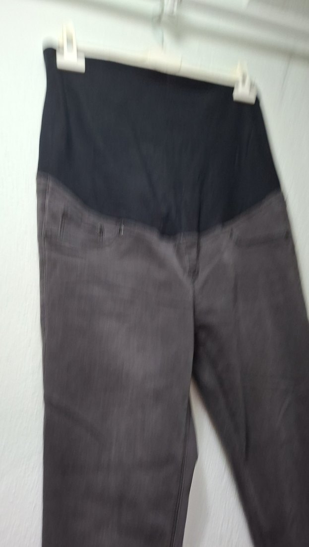 Gri Denim Hamile Pantolonu - Görsel 2