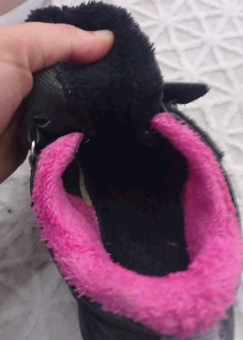 Kız Çocuk Pembe Spor Ayakkabı Velcro - Görsel 3