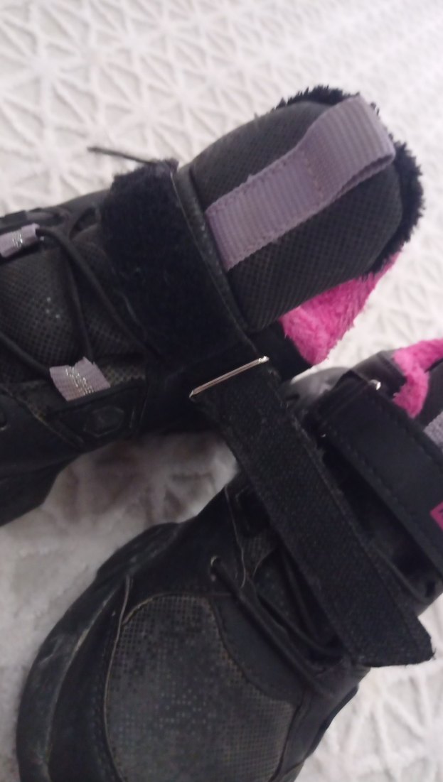 Kız Çocuk Pembe Spor Ayakkabı Velcro - Görsel 2