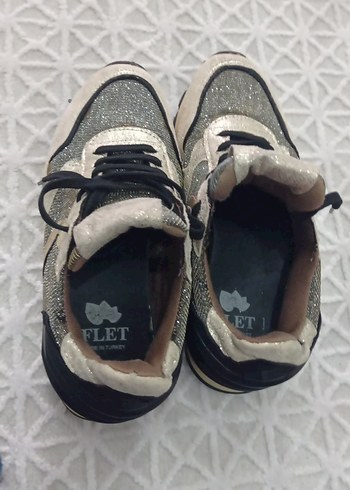 Pembe Bağcıklı Kadın Spor Ayakkabı - Görsel 5