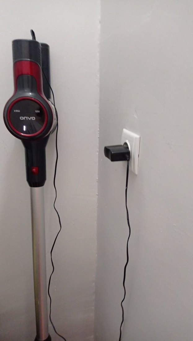 Kırmızı ve Gri Kablosuz Elektrikli Süpürge - Görsel 4