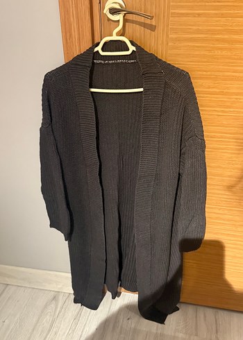 Zara Rahat Ve Sik Siyah Triko Hirka
