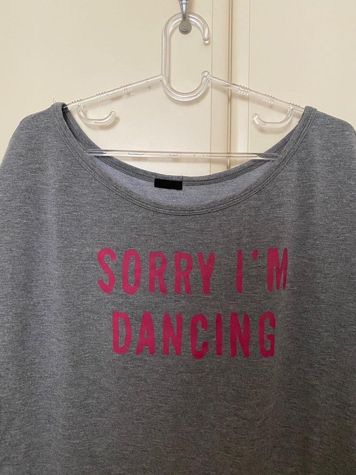 Gri Spor Tişörtü, Kısa Kollu, Rahat Kesim - Görsel 5