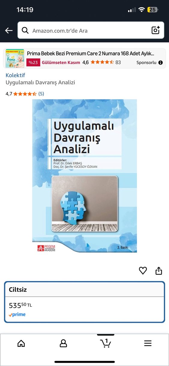 Uygulamalı Davranış Analizi Kitap - Görsel 2