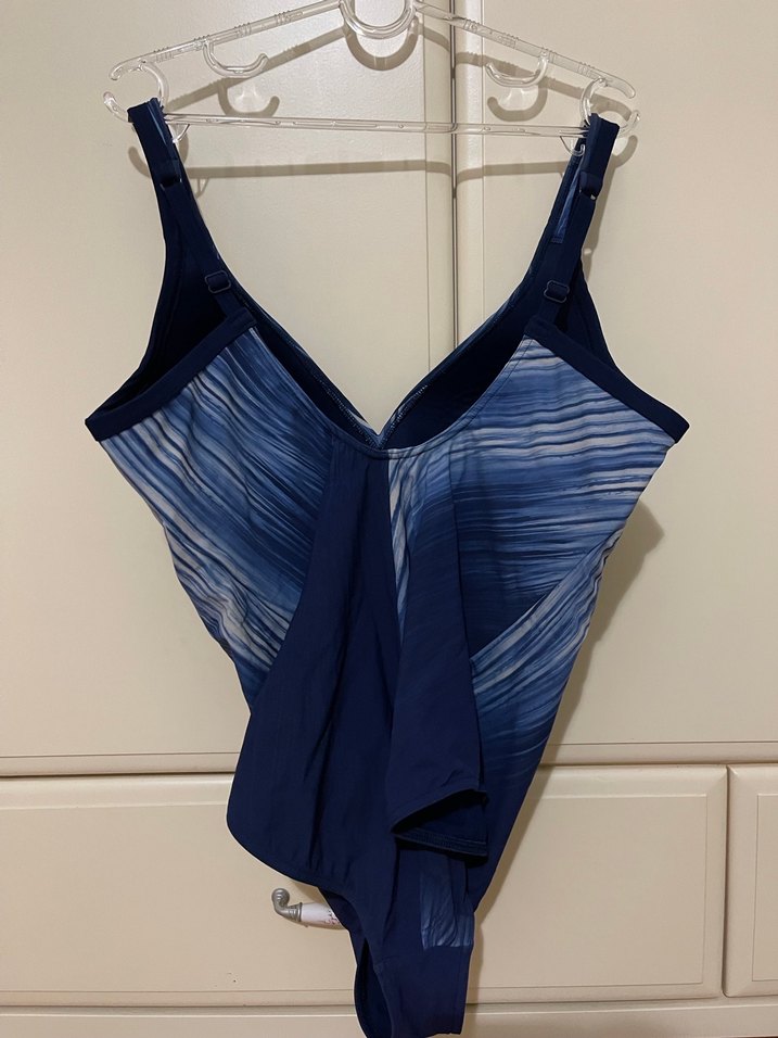 Triumph Lacivert Drapeli Kadın Mayo - Görsel 2