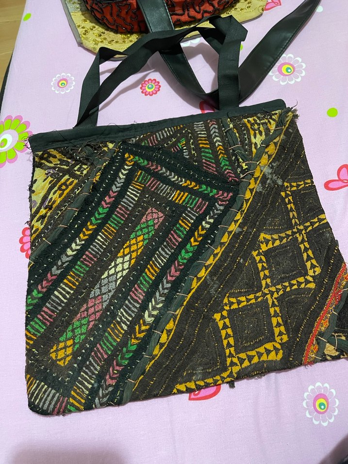 Nakışlı Bohem Kadın Çanta - Görsel 2