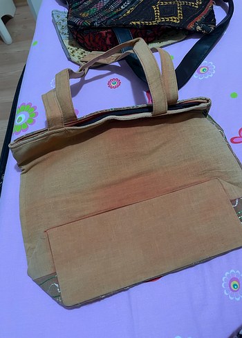 Boncuk İşlemeli Bohem Kadın Çanta - Görsel 2