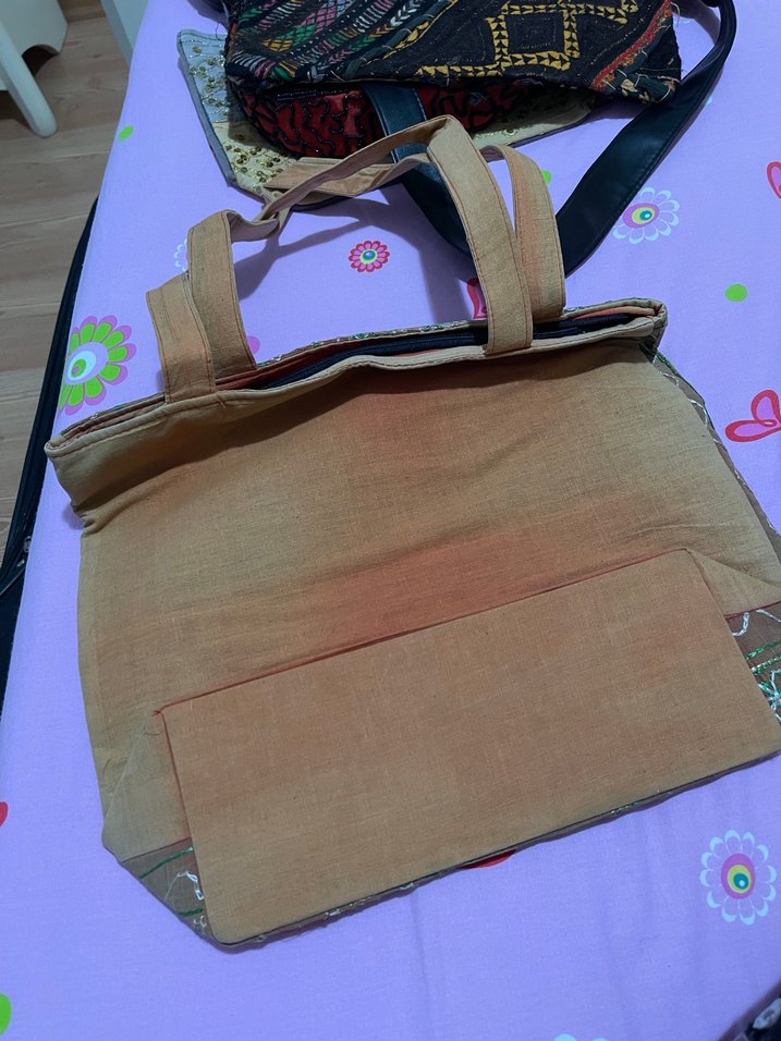 Boncuk İşlemeli Bohem Kadın Çanta - Görsel 2