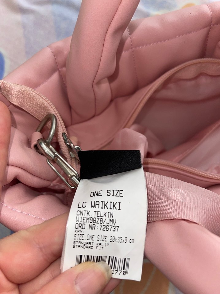 Pudra Pembe Kadın Omuz Çantası - Görsel 5