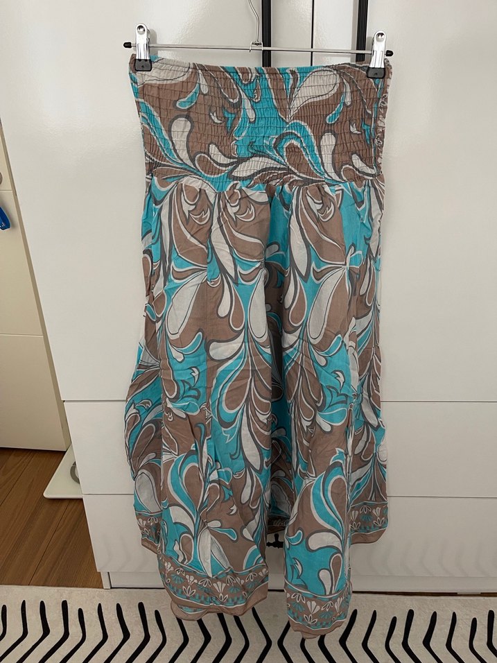 Bohem Tarzda Salaş Uzun Etek - Görsel 3