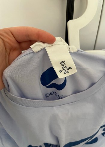 H&M Mavi Pepsi Kadın Tişört - Görsel 2