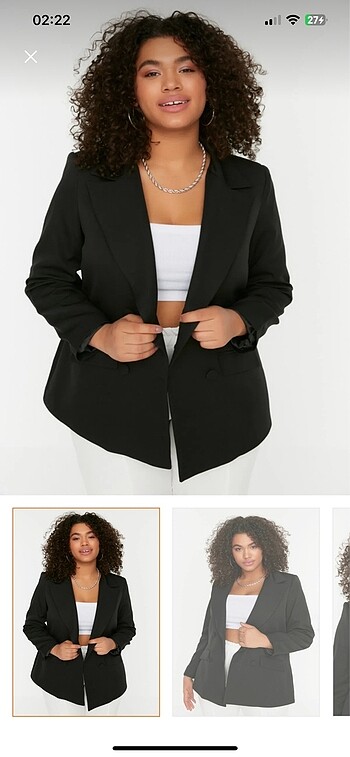 Siyah Blazer Ceket