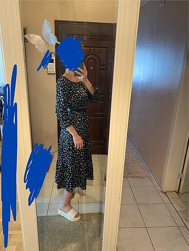 38 Beden siyah Renk QUZU Saten Elbise
