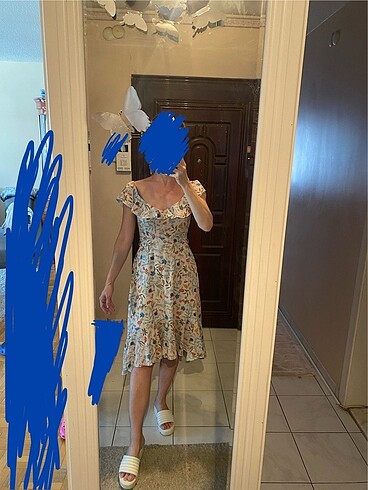 Boyner Boyner Çiçekli Yazlık Elbise