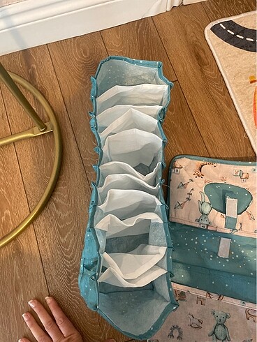  Beden mavi Renk Bebek ürünü organizer