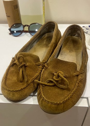 Michael Kors Suet Kahverengi Bagcikli Loafer