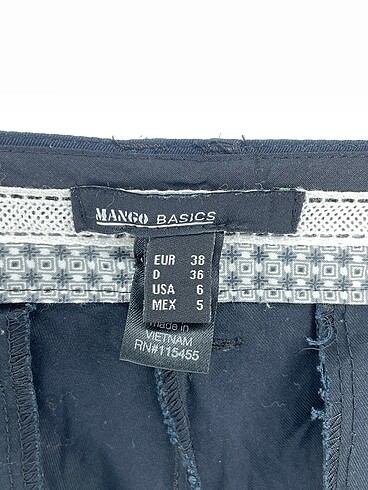 38 Beden siyah Renk Mango Mini Şort %70 İndirimli.