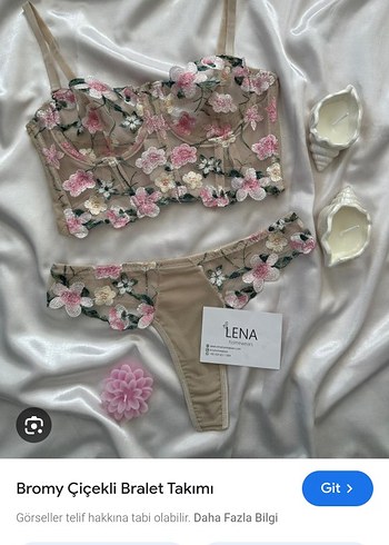 m Beden pembe Renk Nakışlı Mini Pudra Pembe Bohem Büstiyer