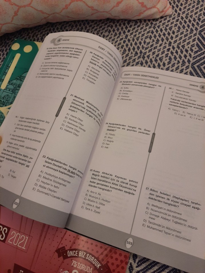 KPSS Tarih Öğretmenliği Deneme Sınavları Kitapları - Görsel 4