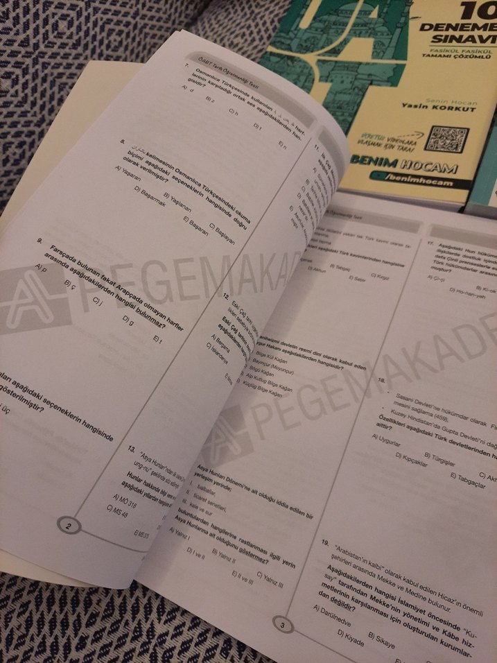 KPSS Tarih Öğretmenliği Deneme Sınavları Kitapları - Görsel 5