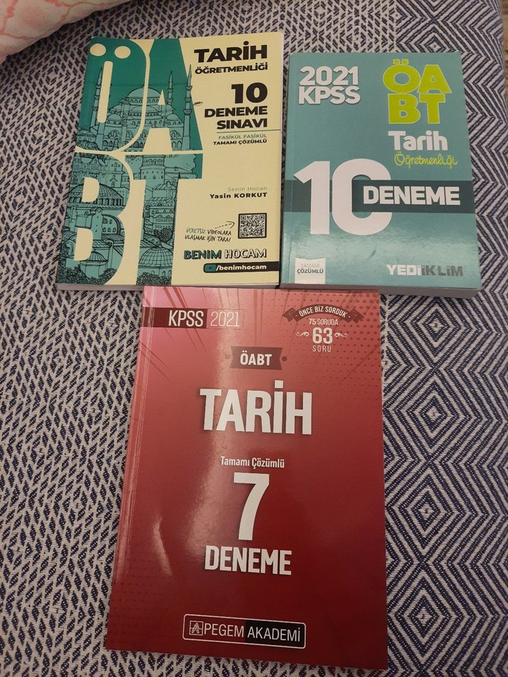 KPSS Tarih Öğretmenliği Deneme Sınavları Kitapları - Görsel 2
