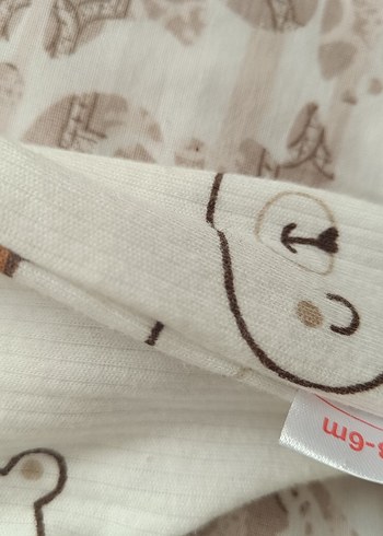 ayıcık Baskılı Örme Bebek Uyku Tulumu - Görsel 2