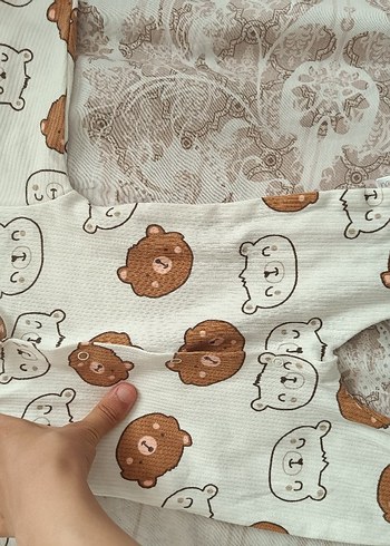 ayıcık Baskılı Örme Bebek Uyku Tulumu - Görsel 4