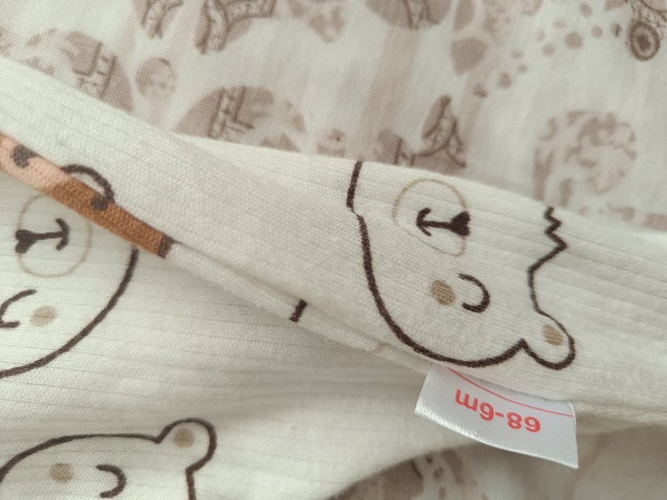 ayıcık Baskılı Örme Bebek Uyku Tulumu - Görsel 2