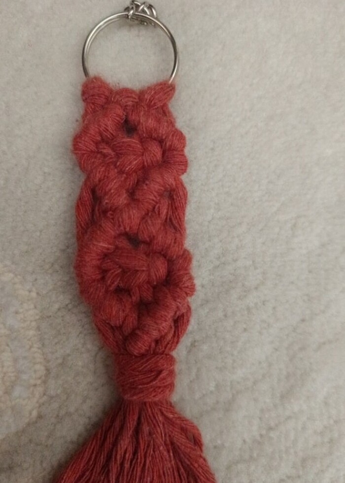 Makrome anahtarlık  - Görsel 3