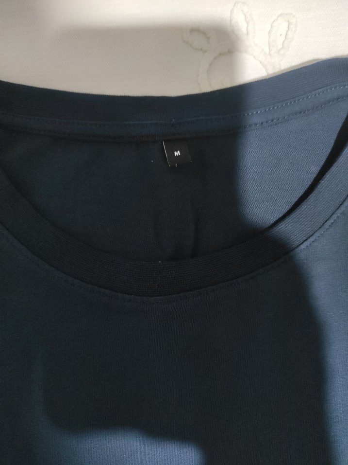 Lacivert Denim Baskılı Erkek Tişört - Görsel 5