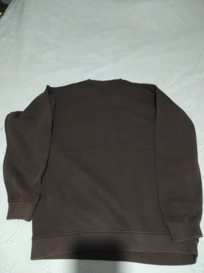 Kahverengi Baskılı  Sweatshirt - Görsel 5