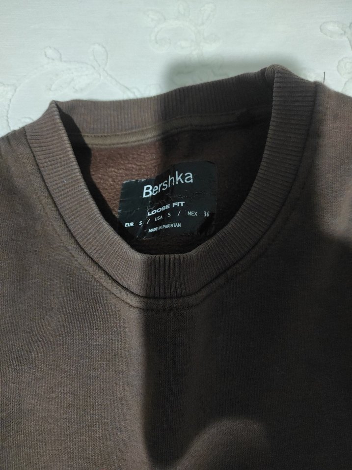 Kahverengi Baskılı  Sweatshirt - Görsel 3