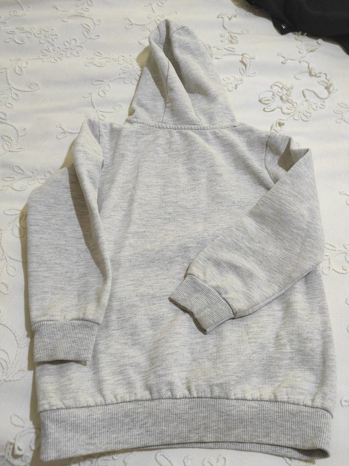 Kapüşonlu ekruErkek Çocuk Sweatshirt - Görsel 3