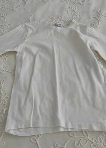 krem Çocuk Uzun Kollu tişört - Görsel 2