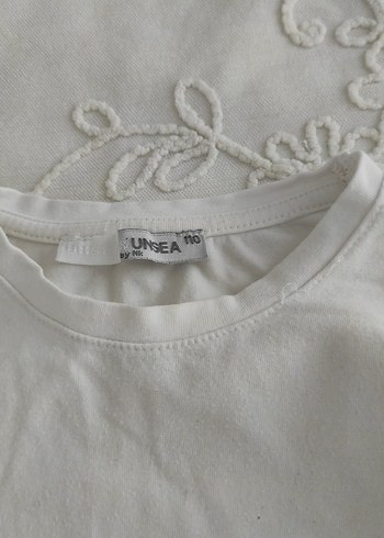 krem Çocuk Uzun Kollu tişört - Görsel 4