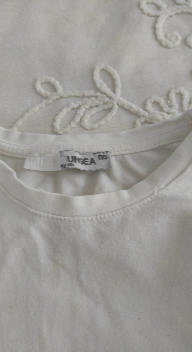 krem Çocuk Uzun Kollu tişört - Görsel 3