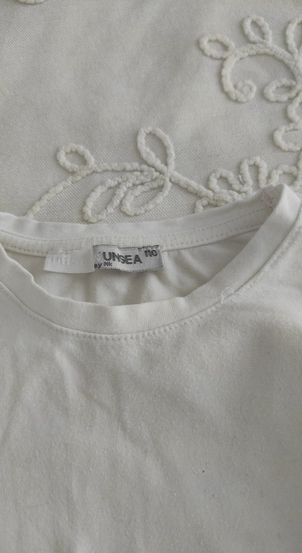 krem Çocuk Uzun Kollu tişört - Görsel 4