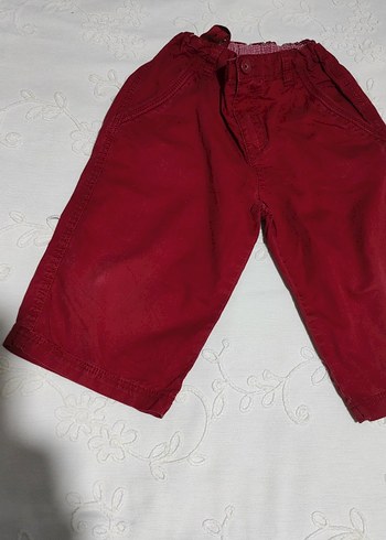 7 Yaş Beden kırmızı Renk Kırmızı Erkek Çocuk şort