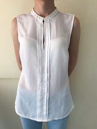 36 Beden beyaz Renk Koton tshirt