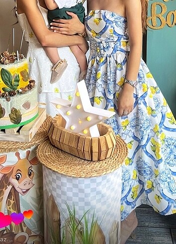 s Beden Desenli mango elbise